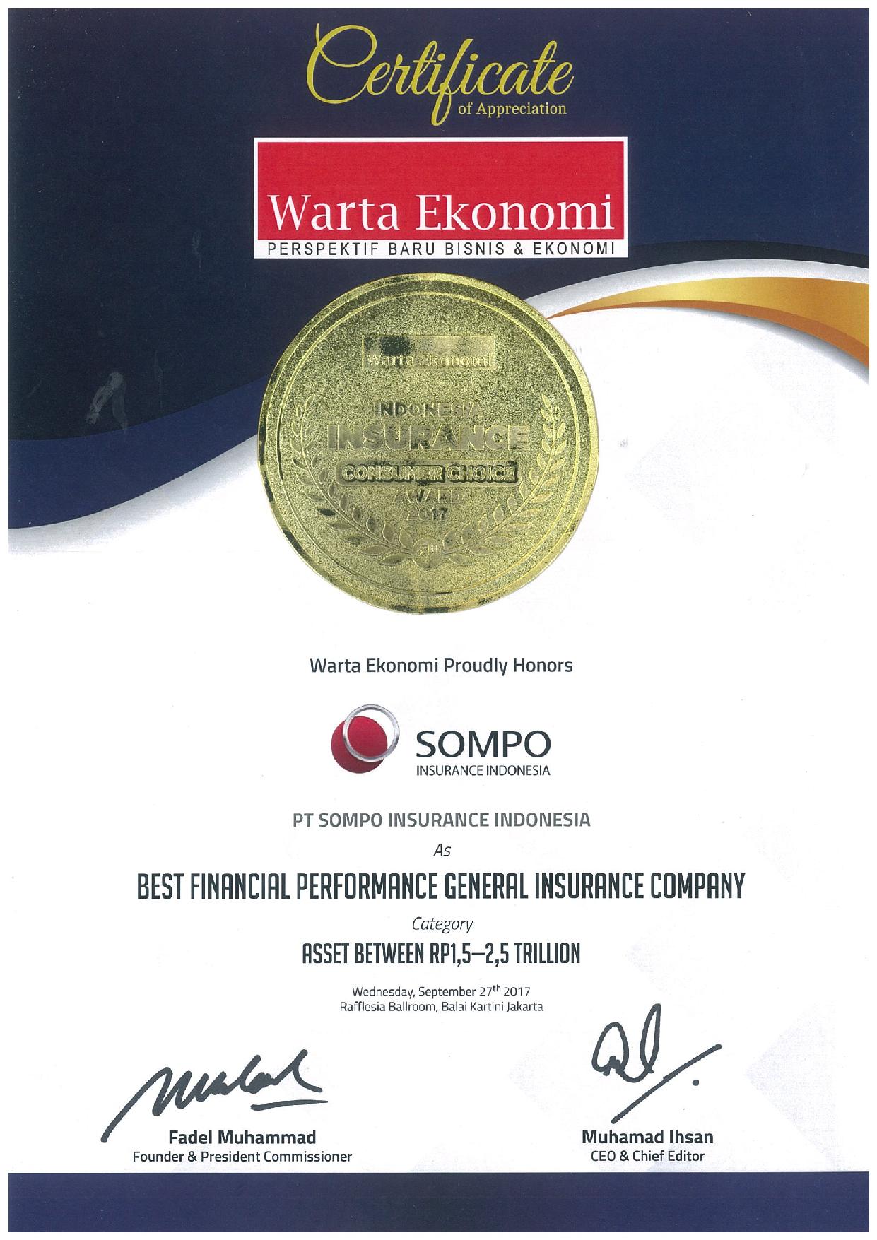 PT. Sompo Insurance Indonesia | Innovation For Wellbeing